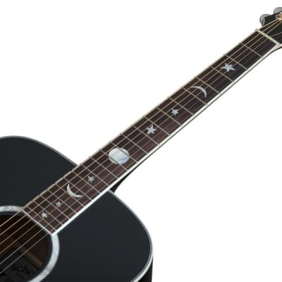 Schecter Robert Smith RS-1000 Stage Acoustic, Gloss Black image 6