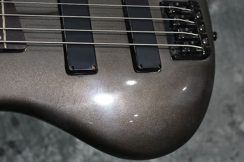 Ibanez EDB600 Ergodyne 4 string Bass 90s Pewter w Deluxe