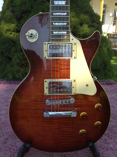 Epiphone Les Paul Standard 2001 Dark Vintage Sunburst | Reverb