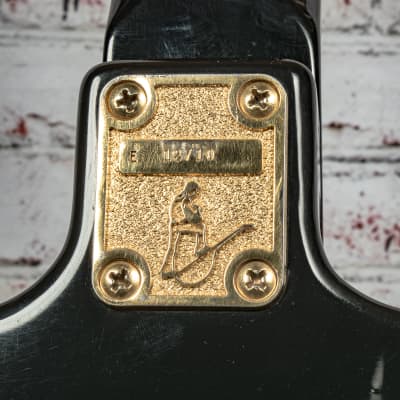 Ovation Vintage 1970's Preacher Deluxe Electric Guitar, Black w/ Original Case x2710 (USED) image 14