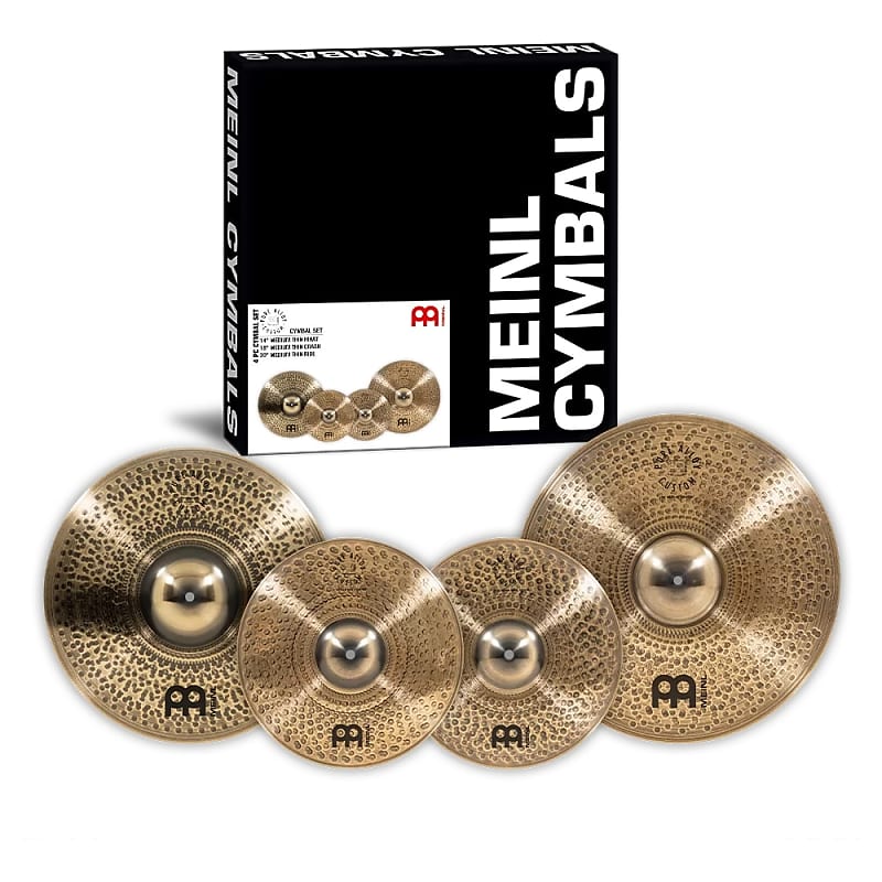 Meinl PAC141820 Pure Alloy Custom Drum Kit Cymbal Set 14