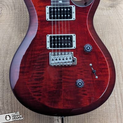 Paul Reed Smith PRS S2 Custom 24 Electric Guitar FR - Fire Red Burst w/Bag image 4
