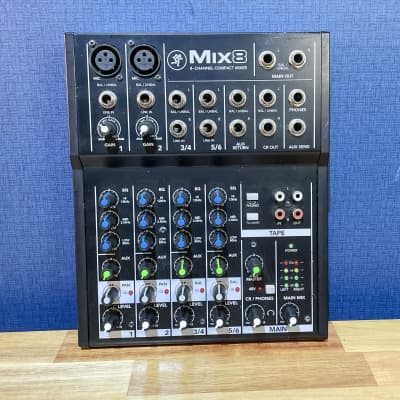 Mackie Mix8 8-Channel Compact Mixer - Black