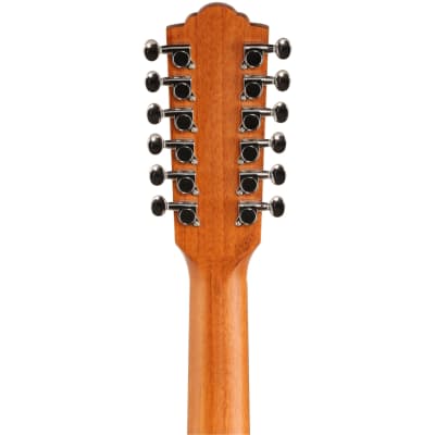 Guild F-2512E Acoustic-Electric Guitar, 12-String, Natural image 8