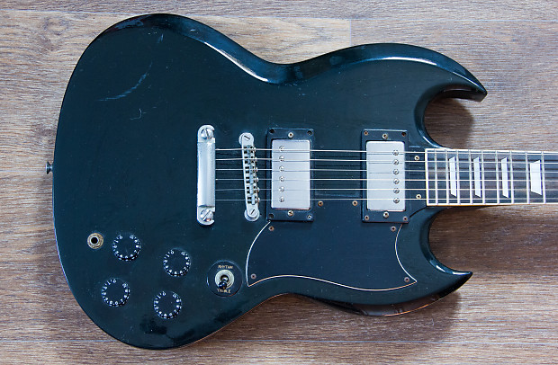 Gession SG 1970s Black - - made by Tokai | Reverb