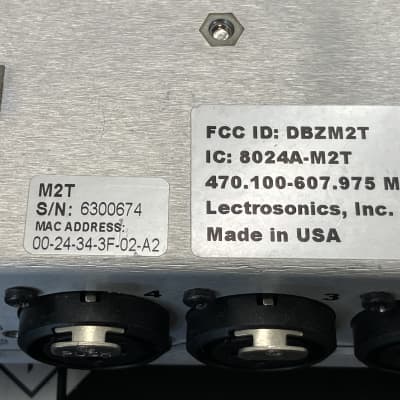 Lectrosonics M2T Transmitter IEM In Ear Monitors with FREE MR2 receiver pack image 7