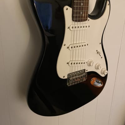 Squier 50th Anniversary Stratocaster 1996 Black | Reverb