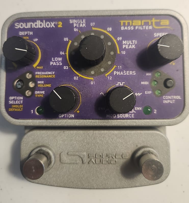 Source Audio Soundblox 2 Manta Bass Filter | Reverb