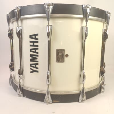 Yamaha 14x22"MB822U Field Corps Bass Drum 12Lug White Wrap Japan Vintage 80s