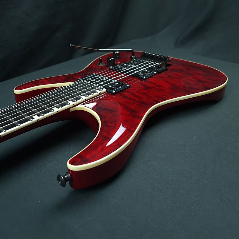 ESP Horizon FR-II 2005 See Thru Black Cherry Quilted Maple | Reverb