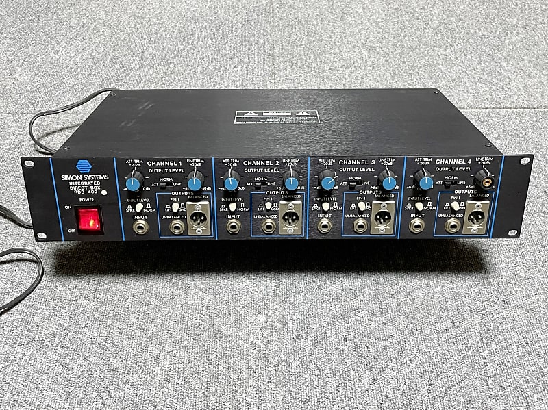 SIMON SYSTEMS RDB-400 4Channel Integrated Direct Box | Reverb