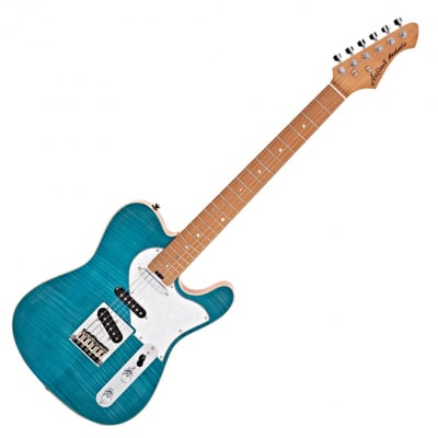 Aria Pro II Nashville MK-II 615 Turquoise Telecaster With Aria Pro II Nashville MK-II 615 Turquoise Telecaster With
