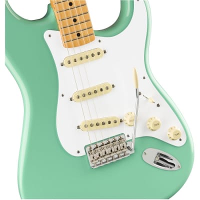 Fender Vintera 50s Stratocaster 6-string Electric Guitar - Sea Foam Green image 3