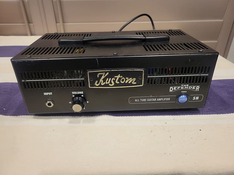Kustom The Defender 5H All Tube Guitar Amplifier 4/8/16 Ohm Reverb
