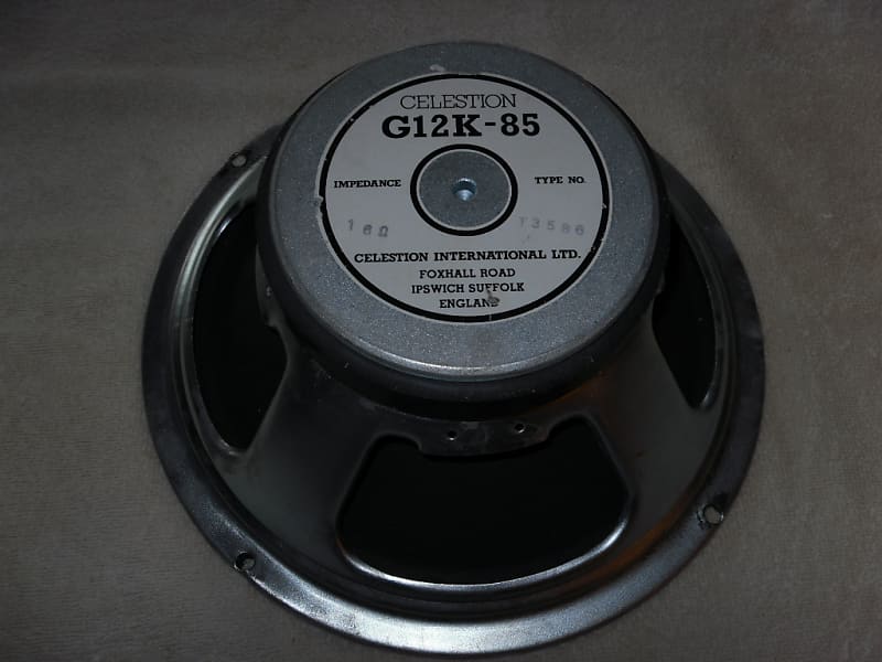Vintage Celestion UK G12K-85 16 ohm 85 Watt Speaker Original Cone!