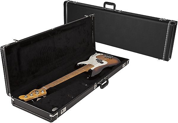 Fender G&G Precision Bass Standard Hardshell Case, Black with Black Acrylic Interior 2016 image 1