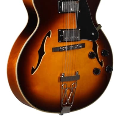 Teton F1433BIVS F Series Arch Top Hard Maple Neck 6-String Electric Guitar w/Hard-shell Case image 1