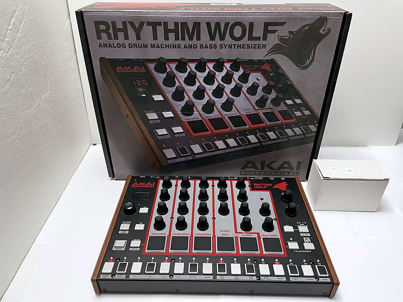 Akai Rhythm Wolf Analog Drum Machine and Bass Synthesizer
