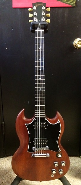 Gibson SG Special Faded 2003 Natural Brown w Crescent Moon Inlays