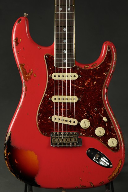 ギター FiestaRed Relic LaquerFinishStratocaster Fender Custom Shop Roasted 1960 Relic Stratocaster | Lake