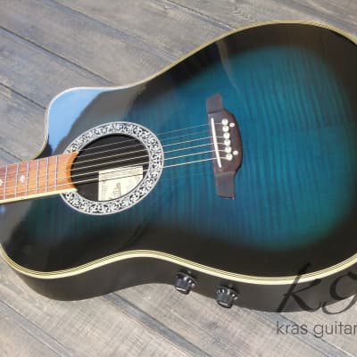 Aria AMB-35 BLS 1990`s Blue Sunburst | Reverb
