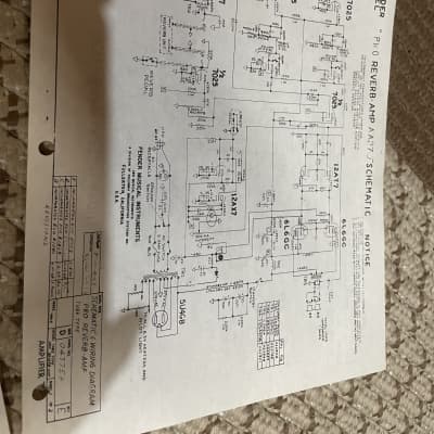Fender Pro Reverb schematic and Layout 1960’s image 10