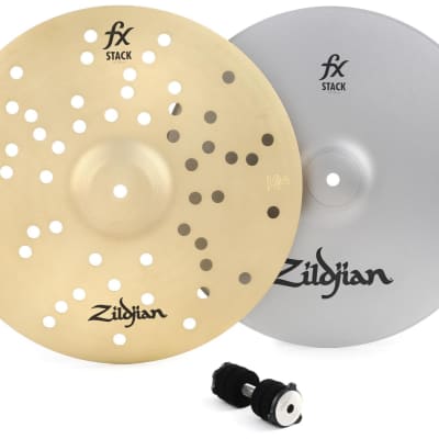 Zildjian 14 inch FX Stack Cymbal with Cymbolt Mount image 1