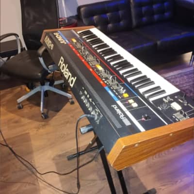 Roland Juno-6 61-Key Polyphonic Synthesizer 1982 - 1984 - Black