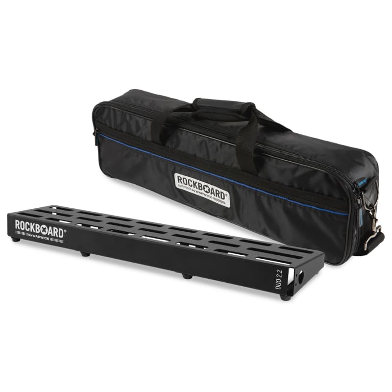 RockBoard DUO 2.2, 2.01' x 5.75 Pedalboard with Touring ABS Case