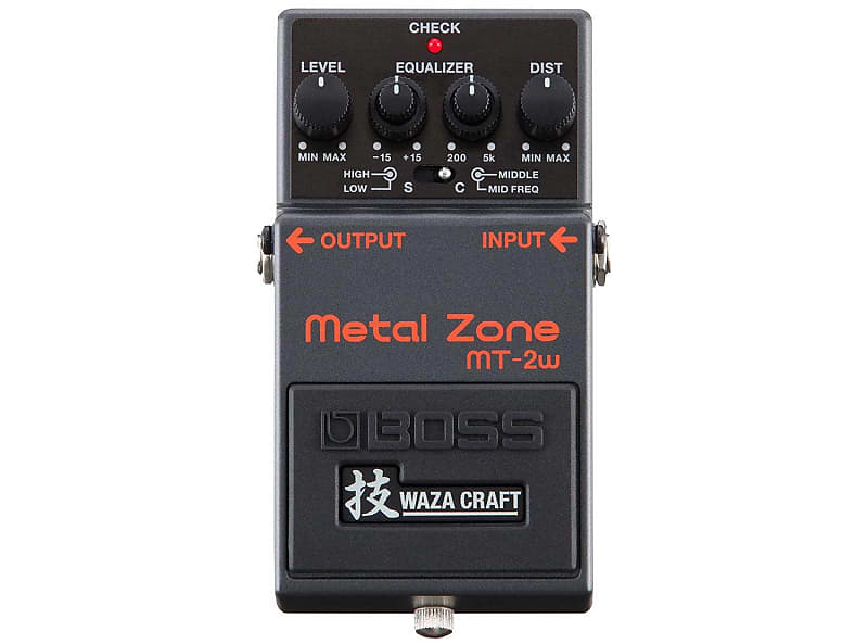 Waza Craft MT-2W Metal Zone Distortion Guitar Effect Pedal image 1