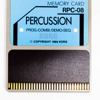 Korg M3R Memory & Rom Program Cards RPC-08 Percussion / RPC-10 Ethnic / Volume 4 image 2