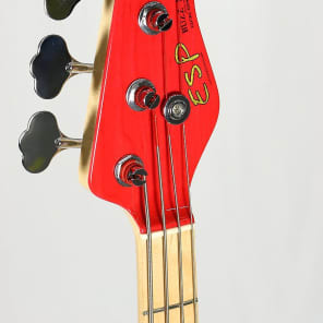 ESP Buzz Bass - Tetsuya L'Arc-en-Ciel Signature Model See Thru Festa Red image 4