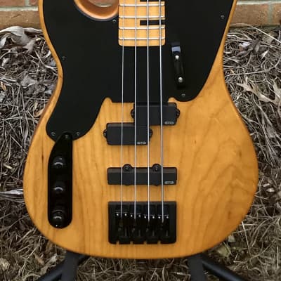 Schecter Left-Handed Model T Session Active Bass 2018 Natural Satin image 2