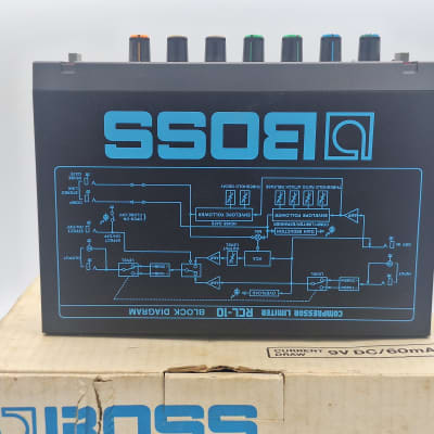 Boss RCL-10 Compressor Limiter Gate Guitar and Bass Effect