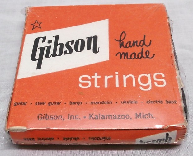 Vintage 1960's Gibson E-340 'Sonomatic' Electric Spanish Guitar Strings Set (Factory Sealed) image 1