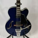 Ibanez AFS75T-TBL-12-01 2003 Transparent Blue with Hardshell Case
