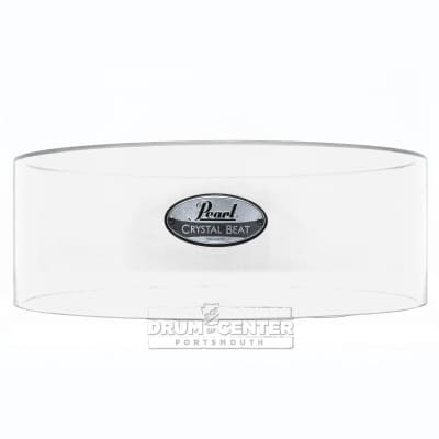 Pearl Crystal Beat Acrylic Free Floating Snare Shell 14x5 Ultra Clear image 2