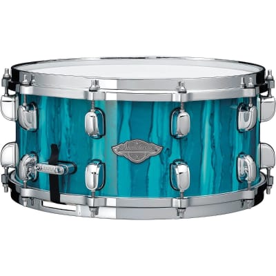 Tama Starclassic Performer Snare Drum 14x6.5 Sky Blue Aurora image 1