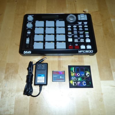 Fully Serviced Akai MPC 500 128MB RAM 8GB CF Card Drum Kits & AC Power Adapter image 1