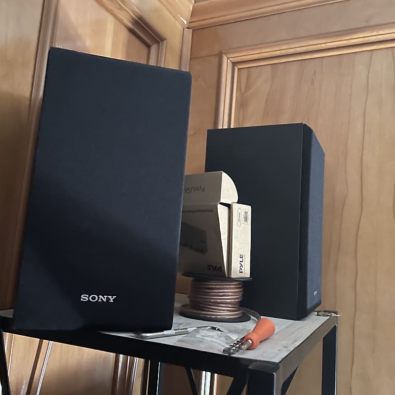 Sony SSCS5 2021 Black Bookshelf Speakers Reverb