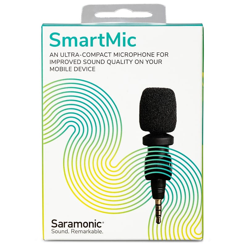 Microphone Saramonic SmartMic pour téléphone, tablette et