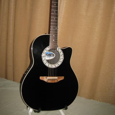 Ovation Balladeer, Electro-accoustic, nylon-strung 1998 - Brown / Black for sale