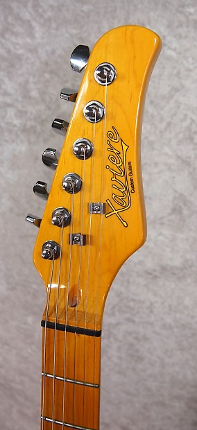 Xaviere Strat Stratocaster electric guitar in cream finish