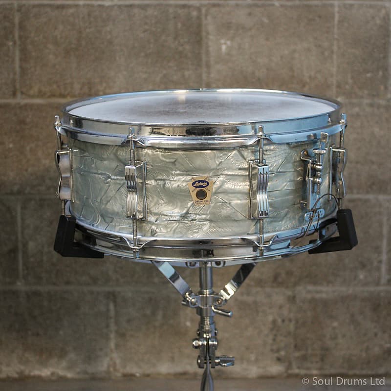 Ludwig No. 908 Jazz Festival 5x14" 8-Lug Snare Drum 1958 - 1960 image 2