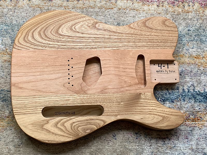 All-Natural Series: Alder & Catalpa Tele (Woodtech, USA) Finished in Natural Linseed Oil & Beeswax image 1