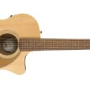 Fender Newporter Player Solid Top Electric Acoustic Guitar in a Natural Finish