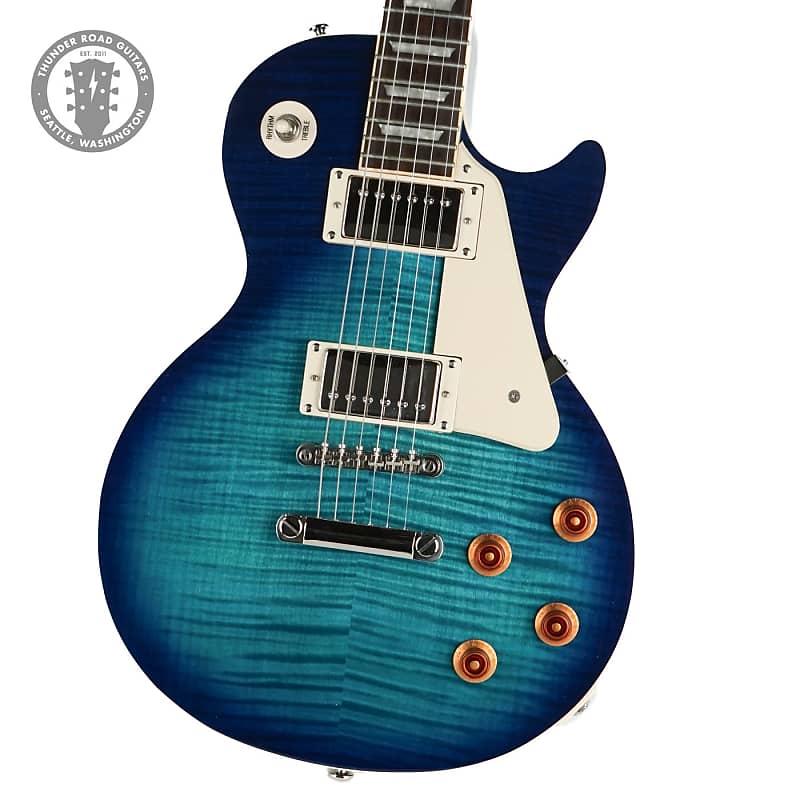 2014 Epiphone Les Paul Standard Pro Ocean Burst | Reverb Canada