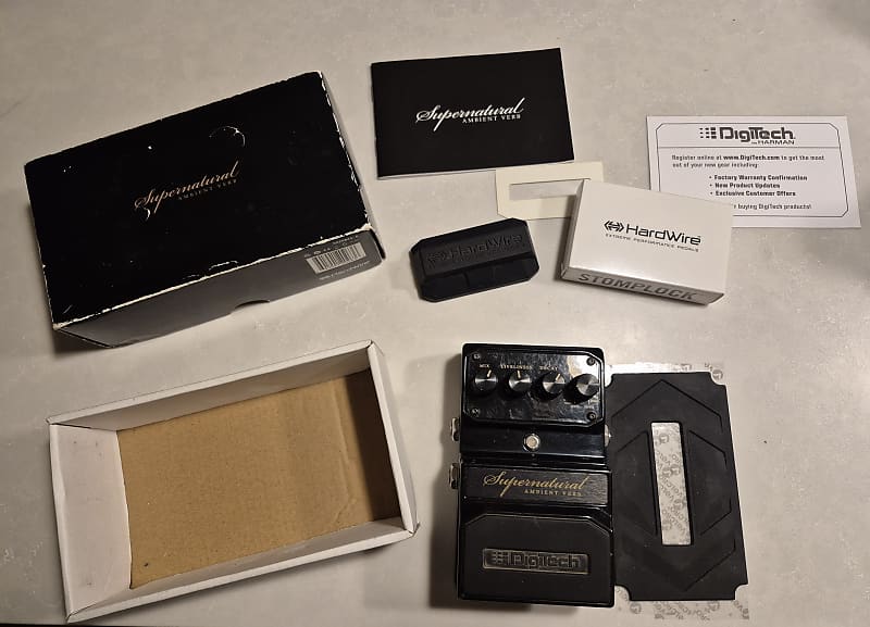 DigiTech Supernatural Stereo Ambient Reverb Pedal | Reverb Canada