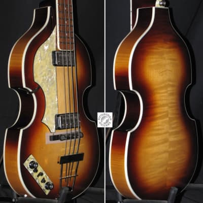 New Hofner Contemporary Series Beatle Bass, HCT500/1L-SB, Sunburst Finish, Left-Handed, B-Stock Sale, w/Free Shipping & Hard Case! image 7