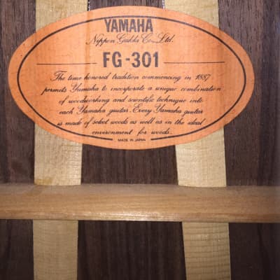 Yamaha FG-301 Made in Japan 1990 image 11